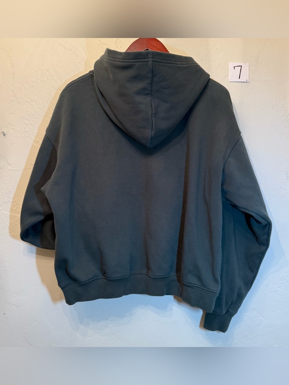 Fabletics Dark Green Hoodie – Size Large - Picture 3 of 5